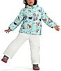 Color:Fable Floral - Image 1 - Little/Big Girls 2T-8 Long Sleeve Fable Floral Print Ashor Jacket
