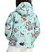Color:Fable Floral - Image 2 - Little/Big Girls 2T-8 Long Sleeve Fable Floral Print Ashor Jacket
