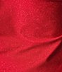 Color:Red - Image 4 - One Shoulder Pleated Side Long Dress