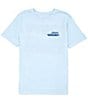 Color:Sky Blue - Image 2 - Big Boys 8-20 Short Sleeve Country Squire T-Shirt