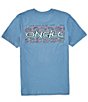 Color:Copen Blue - Image 1 - Big Boys 8-20 Short Sleeve Logo Graphic T-Shirt