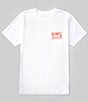Color:White - Image 2 - Big Boys 8-20 Short Sleeve Skewed Graphic T-Shirt