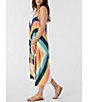 Color:Multi - Image 3 - Miranda Printed Crepe Midi Dress