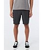 Color:Black - Image 1 - Reserve Heather 19#double; Outseam Hybrid Shorts