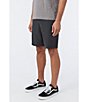 Color:Black - Image 3 - Reserve Heather 19#double; Outseam Hybrid Shorts