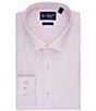 Color:Pink - Image 1 - Slim Fit Stretch Spread Collar Royal Oxford Dress Shirt