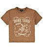 Color:Thrush - Image 1 - Big Girls 7-16 Short Sleeve Bone Yard Rodeo T-Shirt