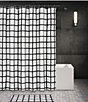 Color:Black/White - Image 1 - Maverick Cotton Shower Curtain