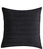 Color:Black - Image 1 - Valencia 20#double; Square Quilted Decorative Pillow