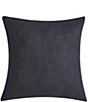 Color:Black - Image 2 - Valencia 20#double; Square Quilted Decorative Pillow