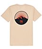 Color:Natural - Image 1 - Short Sleeve Spoked Logo T-Shirt