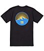 Color:Black - Image 1 - Short Sleeve Spoked Logo T-Shirt