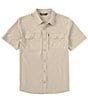 Color:Pro Khaki - Image 1 - Way Station Short Sleeve Woven Shirt