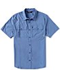 Color:Olympic - Image 1 - Way Station Short Sleeve Woven Shirt
