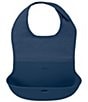 Color:Gray/Navy - Image 3 - OXO Tot Roll-Up Bib 2-Pack