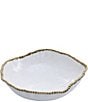 Color:Gold/White - Image 1 - Salerno Porcelain Oversized Serving Bowl