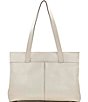 Color:Latte - Image 1 - Maremma Leather Tote Bag