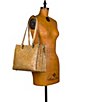 Color:Naturale - Image 5 - Maura Leather Shoulder Bag