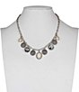 Color:Silver Ox - Image 3 - Multi Charm Collar Necklace