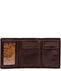 Color:Brown/Brown - Image 2 - Nash Sorrento Trifold Leather Wallet