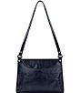 Color:Oceano - Image 1 - Renata Leather Flap Shoulder Bag