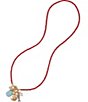 Color:Silver Ox/Egyptian Gold - Image 2 - Seashore Beaded Charm Short Pendant Necklace