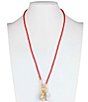Color:Silver Ox/Egyptian Gold - Image 3 - Seashore Beaded Charm Short Pendant Necklace