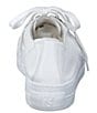 Color:White Leather - Image 3 - Bixby Leather Platform Lace-Up Sneakers