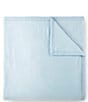 Color:Blue - Image 1 - All Seasons Cotton Plush Solid Throw Blanket