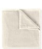 Color:Linen - Image 1 - All Seasons Cotton Plush Solid Throw Blanket