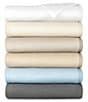 Color:Linen - Image 2 - All Seasons Cotton Plush Solid Throw Blanket