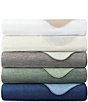 Color:Pearl - Image 2 - Alta Reversible Cotton Bed Blanket