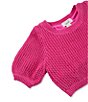 Color:Hot Pink - Image 3 - Little/Big Girls 2T-10 Short Sleeve Sweater & Matching Skirt Set