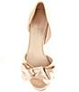 Color:Platinum Gold - Image 5 - Blythe Satin Bow Dress Sandals