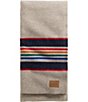 Color:Taupe/Multi - Image 1 - National Park Yellowstone Striped Wool Blanket