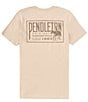 Color:Tan/Brown - Image 1 - Original Western Graphic Short Sleeve T-Shirt