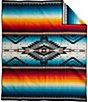 Color:Multi - Image 2 - Saltillo Sunset Wool & Cotton Blanket