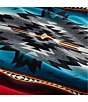 Color:Multi - Image 4 - Saltillo Sunset Wool & Cotton Blanket