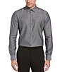 Color:Castlerock - Image 1 - Big & Tall Solid Dobby Water-Repellent Long-Sleeve Woven Shirt