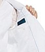 Color:Bright White - Image 3 - Linen Suit Separates Jacket