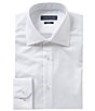 Color:White - Image 1 - Premium Non-Iron Slim-Fit Spread-Collar Solid Dress Shirt