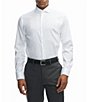 Color:White - Image 2 - Premium Non-Iron Slim-Fit Spread-Collar Solid Dress Shirt
