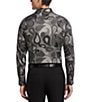 Color:Black - Image 2 - Performance Stretch Large Paisley Long Sleeve Woven Shirt