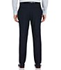 Color:Navy - Image 2 - Slim-Fit Stretch Flat-Front Plaid Suit Separates Dress Pants