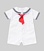 Color:White - Image 1 - Baby Boys 3-24 Months Sailor Suit Jon Jon Shortall