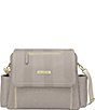 Color:Sand Cable Stitch - Image 1 - Boxy Backpack Deluxe Diaper Bag