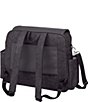 Color:Carbon Cable Stitch - Image 2 - Boxy Backpack Deluxe Diaper Bag
