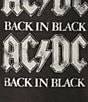 Color:Black - Image 4 - Short Sleeve ACDC Graphic Print T-Shirt