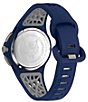 Color:Grey - Image 3 - Thunderstorm Chrono Blue Silicone Strap Men's Watch-43mm