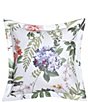 Color:Ivory - Image 1 - Clara 20-inch Floral Watercolor Square Pillow